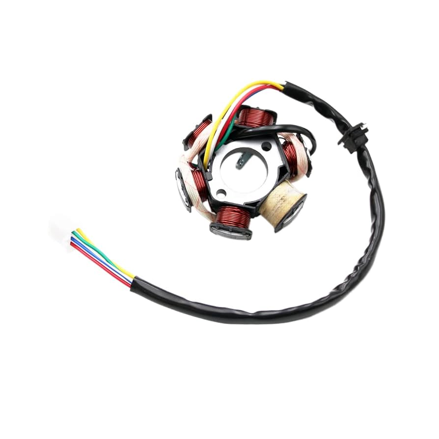 Amazon.com: 6 Pole Coil Stator Magneto for GY6 50cc 125cc