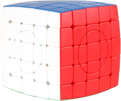 Willking Circular 5x5x5 Speed Cube Stickerless Puzzle Toys Gift Circular 5x5 2.0