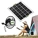 Bagalqio Solarventilatoren für draußen - 10W Mini-Abluftventilator | 10 W Abluftventilator für Gewächshaus, Wohnmobil, Hühnerstall im Freien