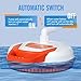 YOKING Automatic Pool Cover Pump, 1/4 HP 1500GPH Swimming Pool Submersible Water Sump Pump, 115/230V with 26ft Power Cord and 2 Adapters Water Removal for Pool, Hot Tub, Pond