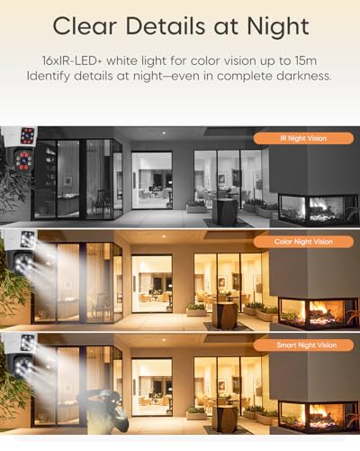 Image of VSTARCAM 2MP+2MP Outdoor Security Camera, 2K Dual Camera, 360 Monitoring, Custom Alarm Sound, Full Color Night Vision, 2-Way Audio, 2.4GHz WiFi, PIR Motion Sensor,Real Time Notifications