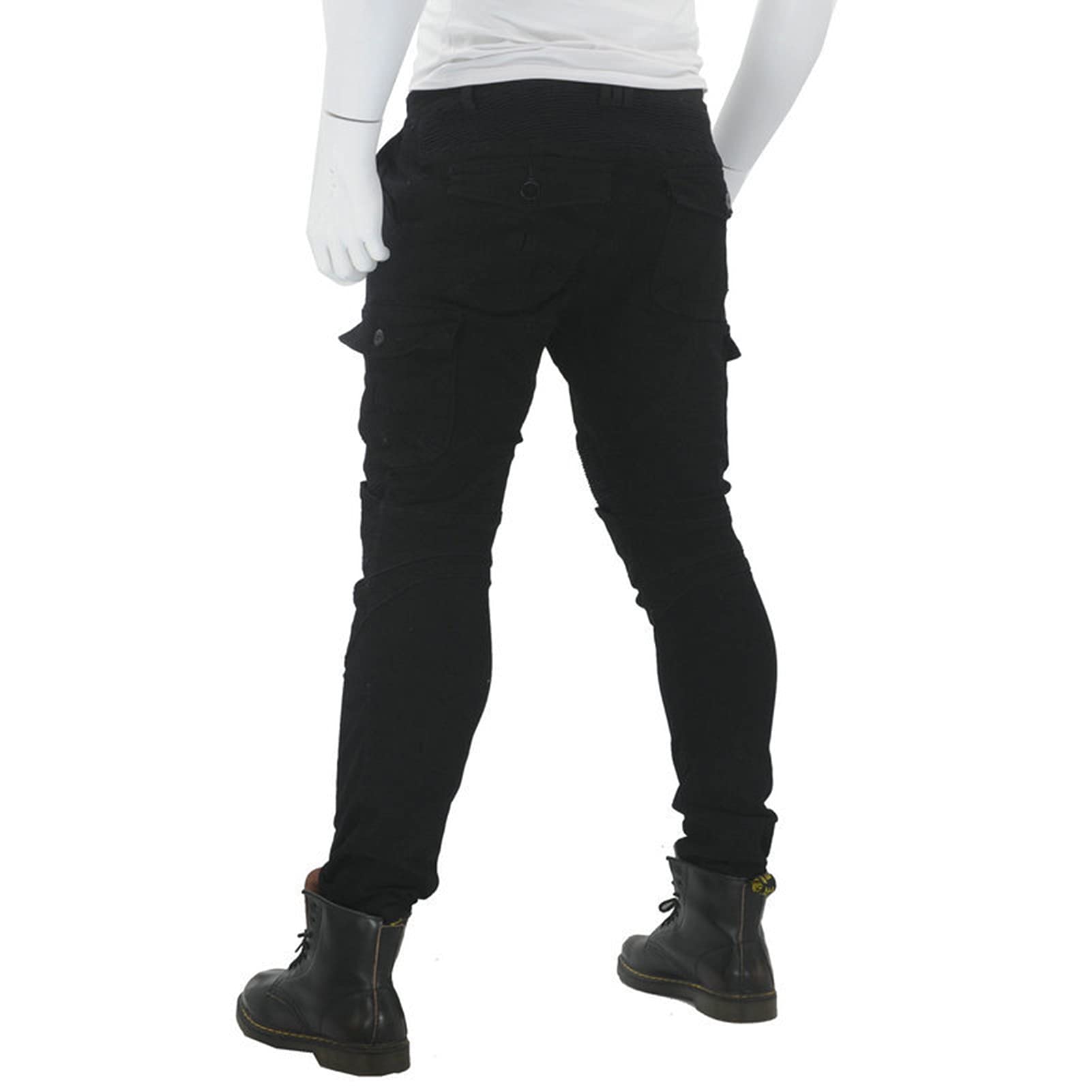 Hombres Pantalones de Motociclismo para Pantalones de Carreras de Motocross, Jeans de Moto, Motorcycle Biker Pants, Equipo de Protección