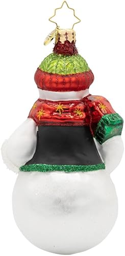 Miniatura 6 de Christopher Radko Adorno decorativo de cristal europeo hecho a mano para árbol de Navidad, amigo peludo festivo