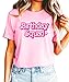 Pink Birthday Girl Matching Family Shirts Birthday Squad Tee- Each Saying Sold Individually Pink Shirt Adult Small