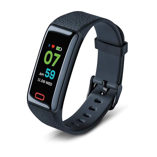 Beurer AS 98 Activity Tracker, Fitness Bracelet with Heart Rate Monitor and Sleep Monitor, for Optimal Motion Control with Touch Colour Display and App 676.68