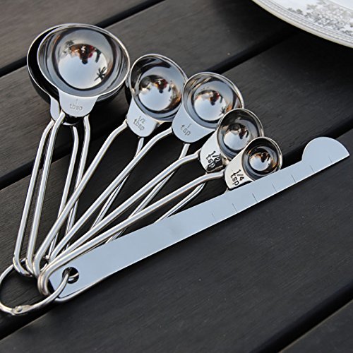 Buy Generic Set of 7pcs Strong Accurate Metric Spoons Scale Measuring