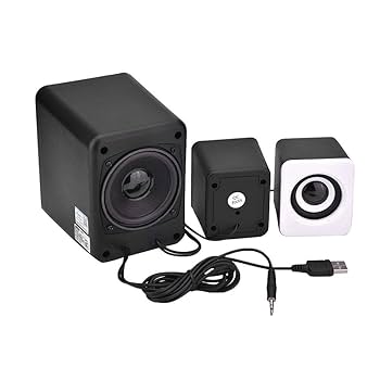 Amazon.co.jp: ミニサブウーファー、DV 5VおよびUSB 5V軽量ABS高