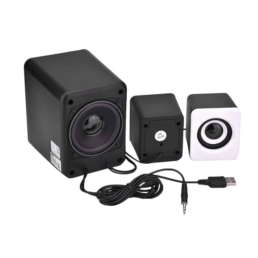 Amazon.co.jp: ミニサブウーファー、DV 5VおよびUSB 5V軽量ABS高