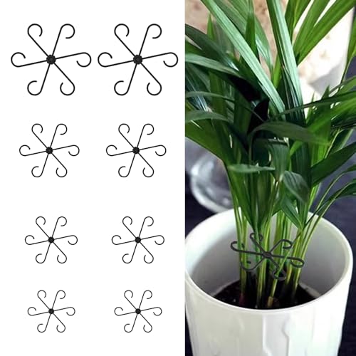 8 Pcs Tuteur Plante Interieur, Tuteurs pour Plantes de Jardin en Plastique