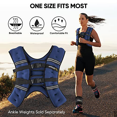 Image of APEXUP Weighted Vest Men Women, Weight Vest for Women Workout Equipment for Strength Training Running