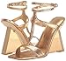 Guess Women's Bacio Wedge Sandal, Gold, 5