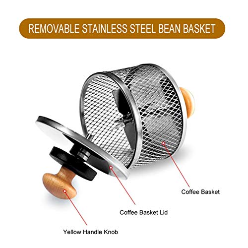 Omabeta Chicchi di caffè torrefattore torrefazione caffè Chicchi di caffè Staccabili Macchina da(European Standard 230V) - immagine 7