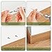 Bykonh 500 PCS Double Headed Nails for Baseboards, Invisible Nails with Sleeve Tools, Double-Headed Skirting Nails for Seamless Solid Wood Baseboard Installation