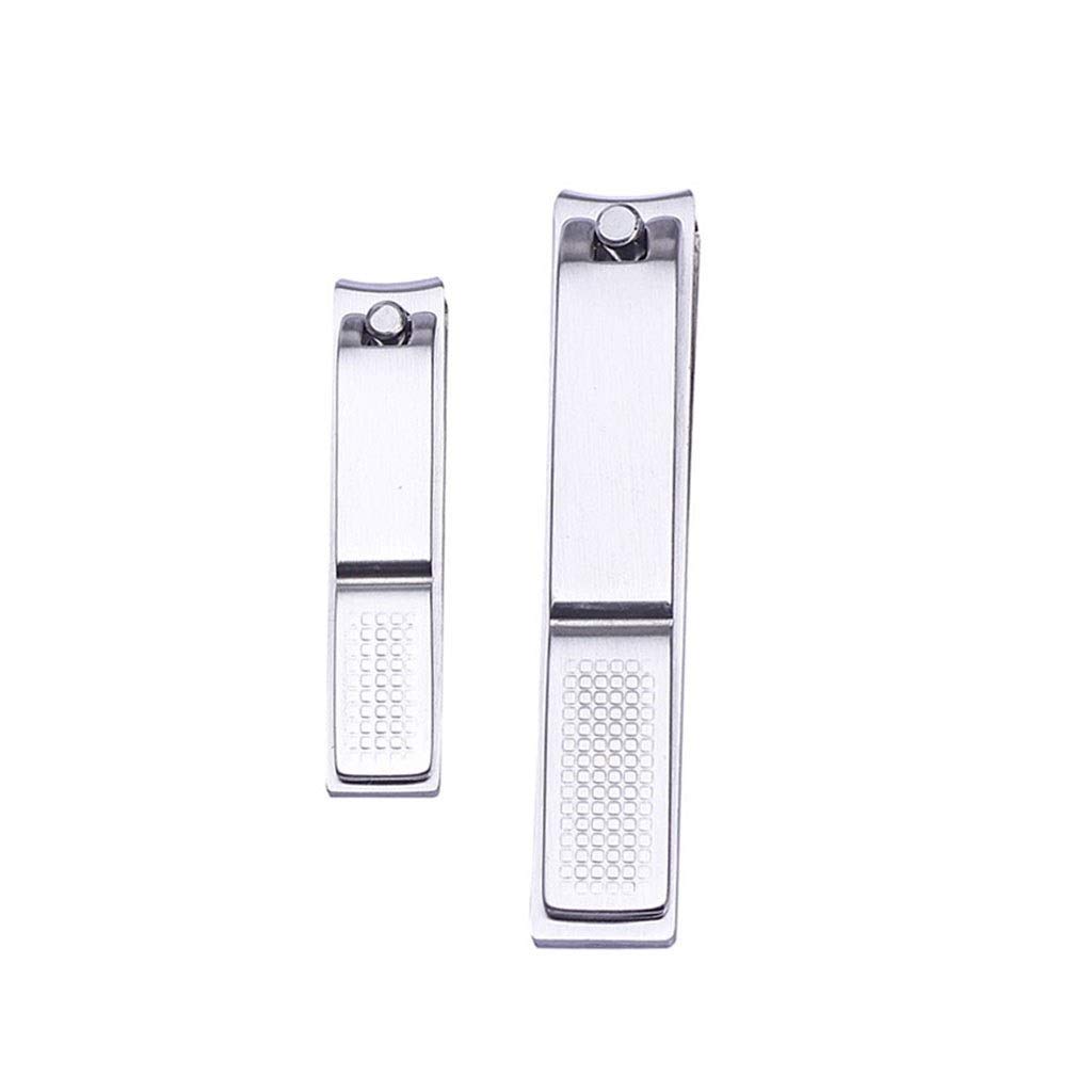 Nagelknipser-Set Schwarzes Rechteck Maniküre-Set Haushalt Edelstahl Ohr Pick-Nagel-Maniküre-Werkzeug Reise Tragetasche (8-teiliges Set) Nagelknipser-Kit
