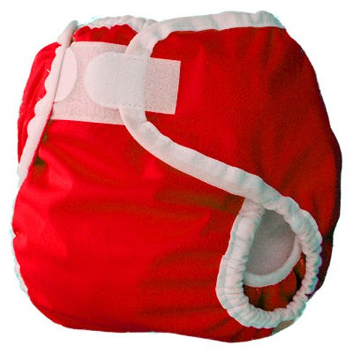 Thirsties Diaper Cover, Red, Small (12-18 lbs)