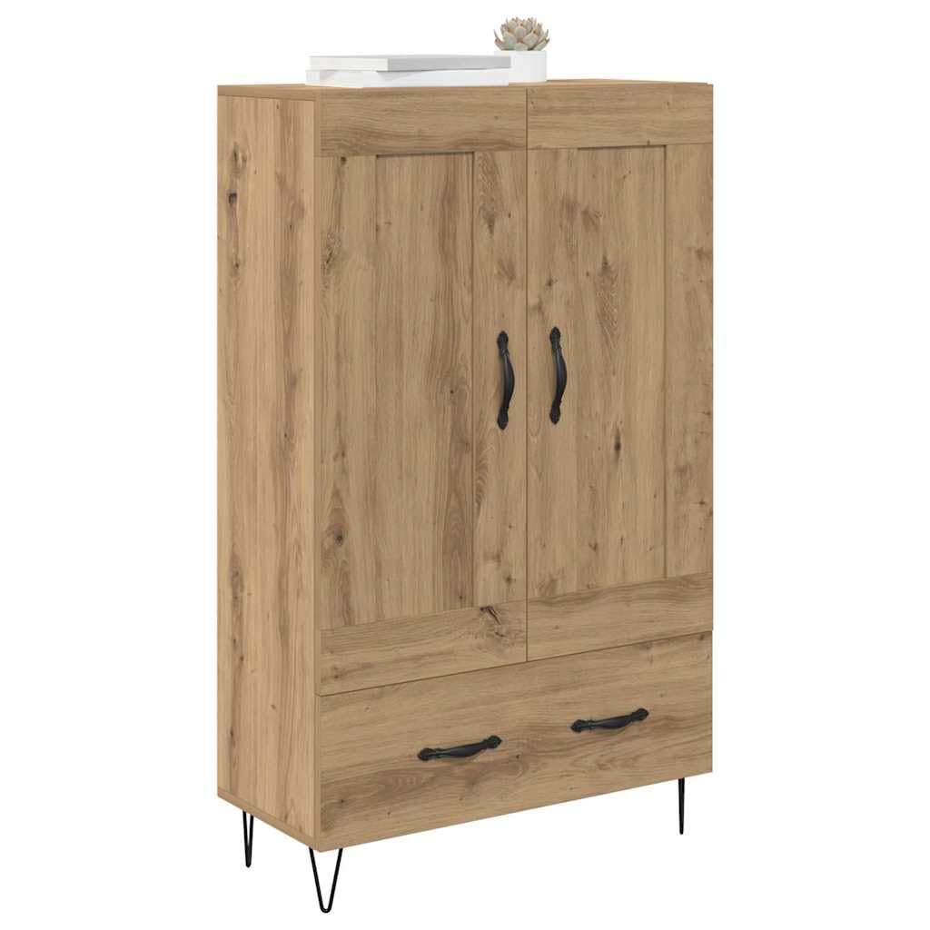 Vidaxl Highboard Artisan Oak 69.5 X 31 X 115 Cm Engineered Wood