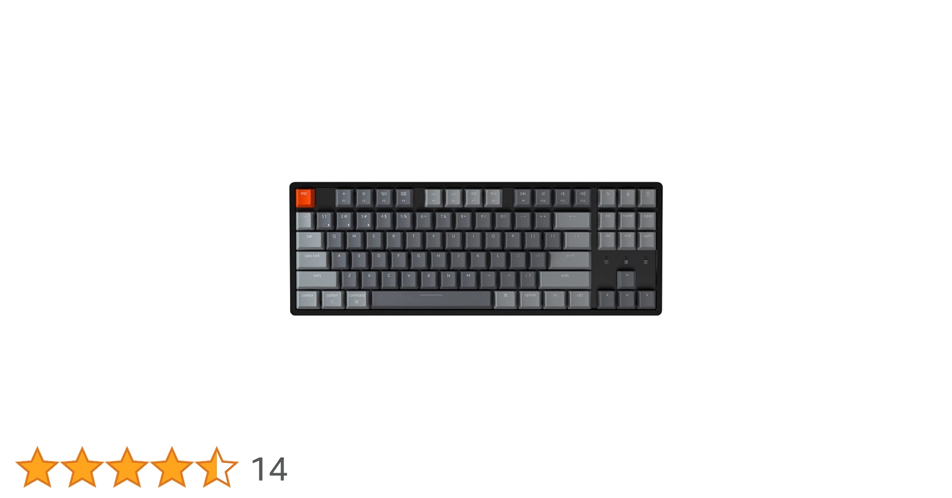 Microsoft - Keychron K8 青軸キーボード US配列【極美品】 Keychron K8 ワイヤレスメカニカル青軸キーボード 英字配列
