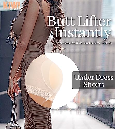 KIWI RATA Womens Seamless Butt Lifter Padded Lace Panties Enhancer Underwear4