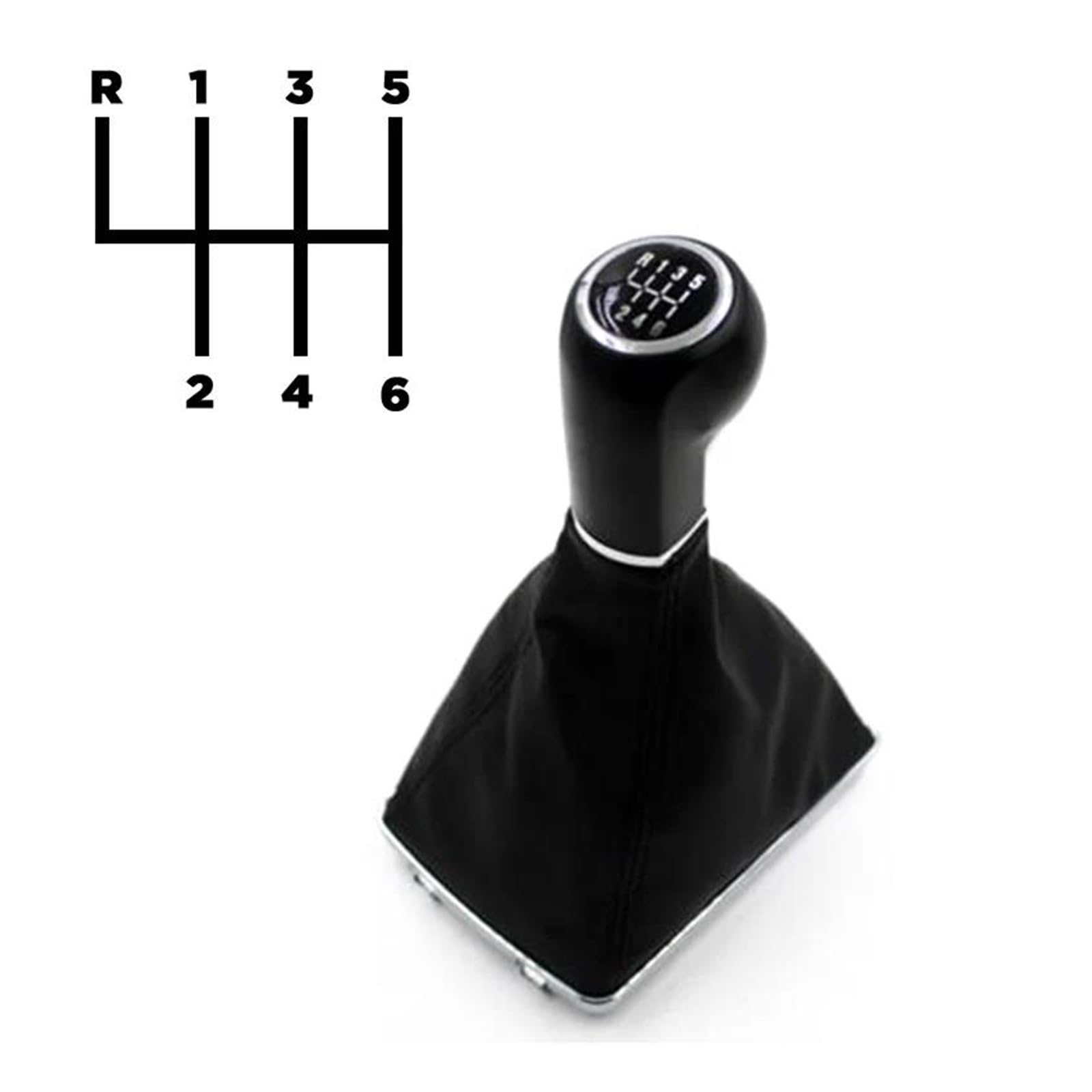 Ahrpkamerd One Color Gear Shift Knob 1Pcs For Opel For Astra H For Corsa D For Vauxhall 2004 2005 2006 2007 2008 2009 2010 5 6 Speed Auto Gear Shift Knob Head Shift Knob(R6)