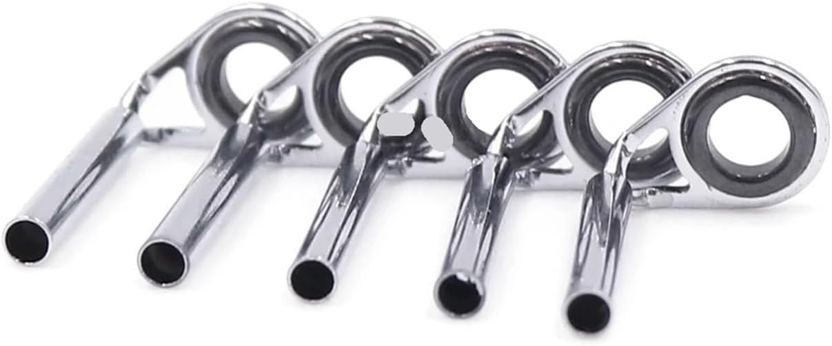 Fishing Rod Guides Fishing Rod Tip Repair Kit Small Center Ring Top for Fine, Rocky, Freshwater Saltwater Fly