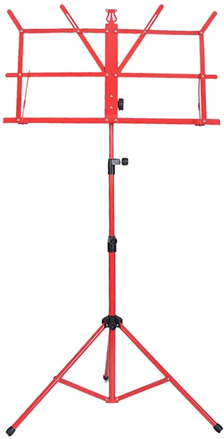 Atril para Partituras Atril para Partituras con Soporte para Violín, Atril para Violín Plegable Portátil, para Partituras con Bolsa De Transporte,Silver