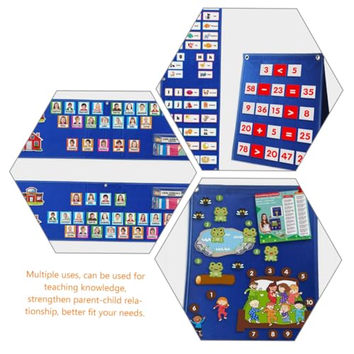 Routine éducative amusante à offrir avec le tableau feutre multifonction pliable