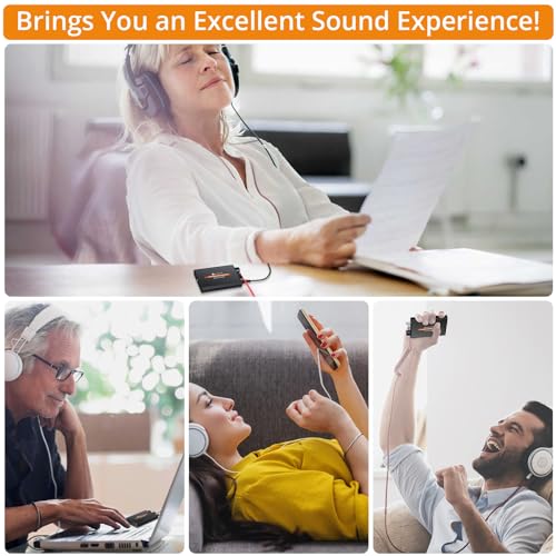 image for Neoteck Portable 3.5mm Headphone Amplifier Two-Stage Gain Switch, 16-1