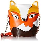 Badier Cute Fox Portrait Single Shoulder Crossbody Bag