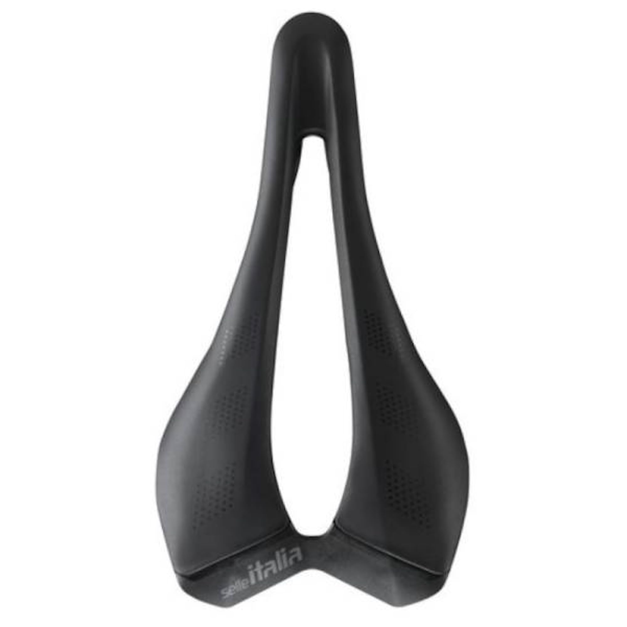Selle Italia SLR Advan - Sillín de Bicicleta de Carretera con Raíl de Acero Manganeso, Revestimiento Ligero, Orificio Superflow, Ligero y Cómodo