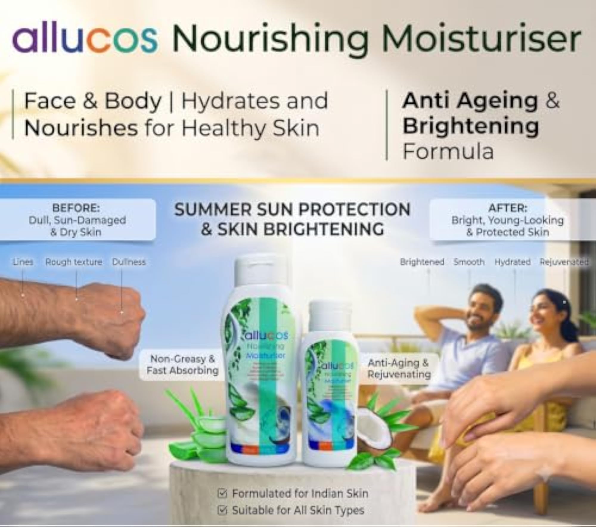 Herbal Moisturiser for Face & Body