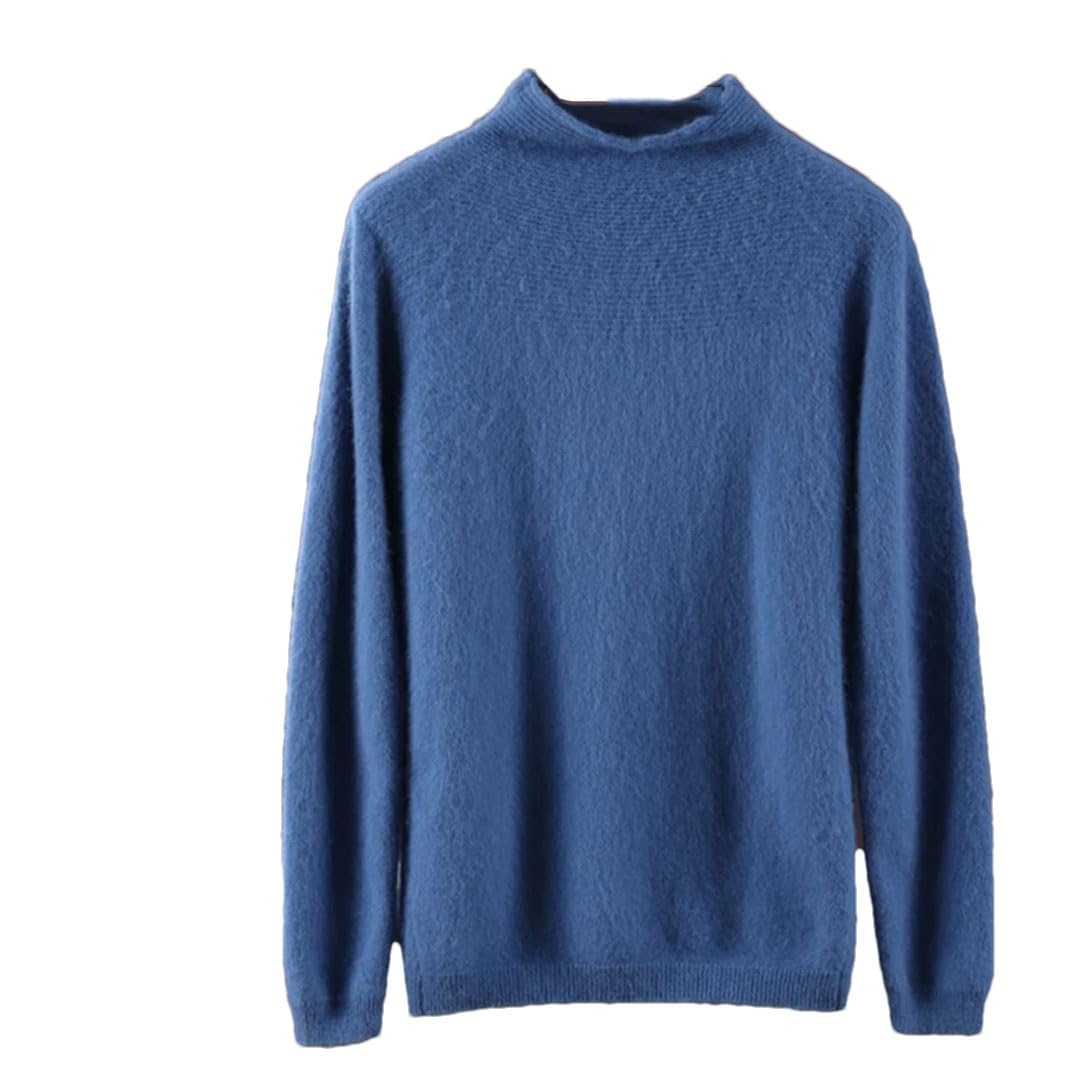Damski kaszmirowy sweter topy solidny sweter dzianinowy sweter sweter luźny dół koszula