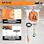 3 in 1 Electric Hoist Winch, 440lbs Portable Electric Winch with R-emote Control 16ft/min 1500W 110V Winch Crane for Factories, Warehouses, Attic Life, Construction Lifting Towing