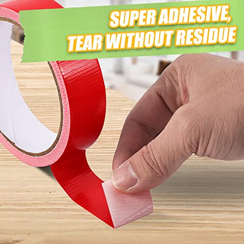 Colored Duct Tape Bulk 1 Inch Colored Tape, 12 Assorted Colors Duct Tape Mini Multipack Color, Rainbow Adhesive Tape Rolls For Diy Art Kit Home School, Waterproof, 1 Inch X 10 Yards X 12 Rolls #TOP2