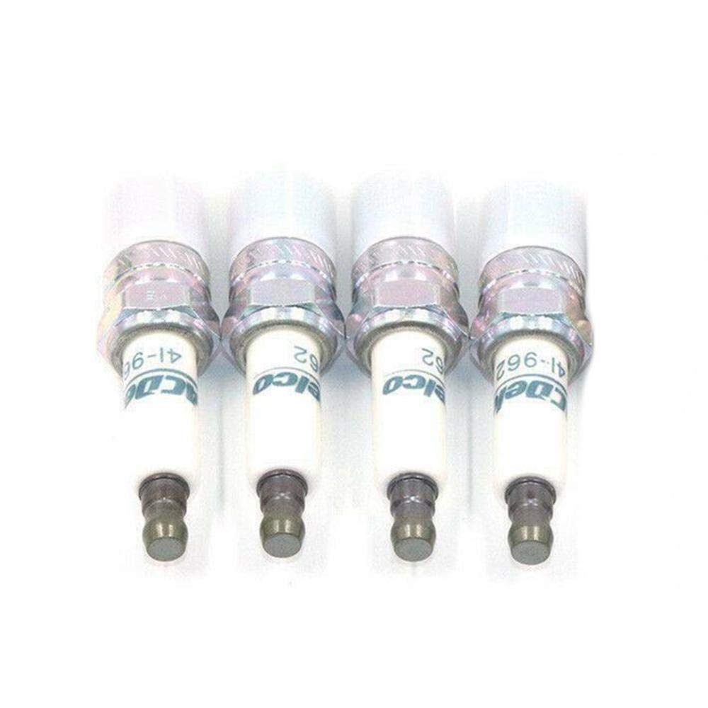 Bujías para Coche, Juego de 4 bujías de Encendido de Platino 41-962 19299585 para Chevrolet, Buick, GMC, Cadillac y Hummer.