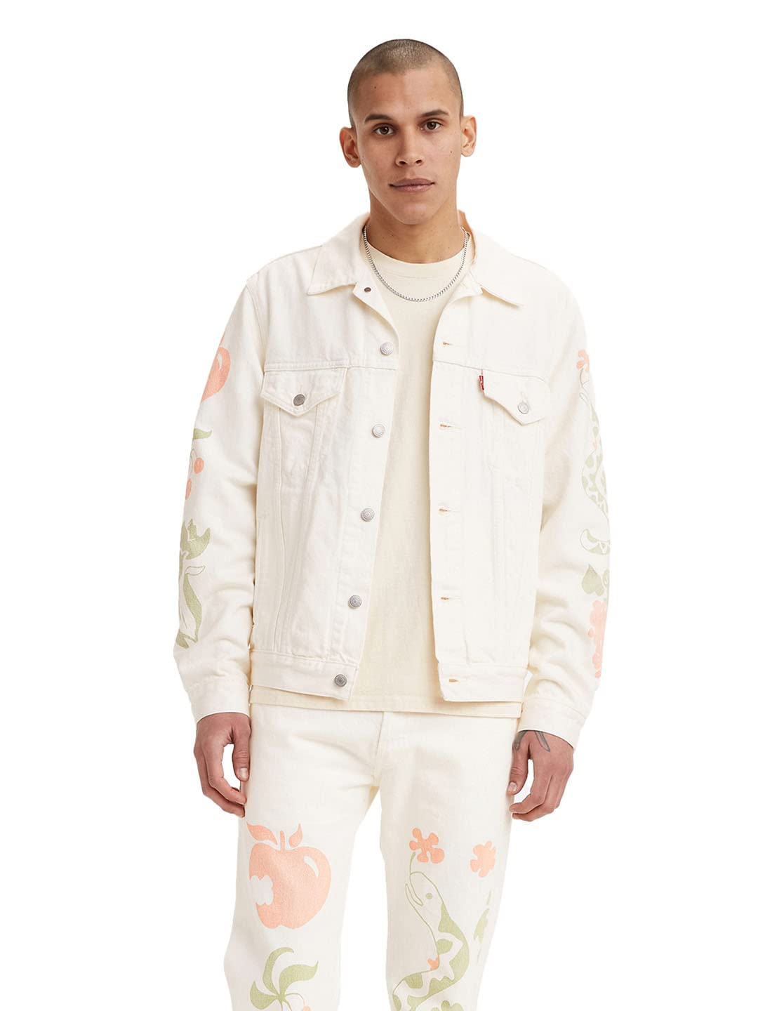 Levi's Men's Polyester Relaxed Fit Vintage Standard Length Trucker Jacket in neutral