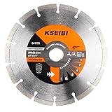 KSEIBI 641170 General Purpose 7 inch Dry Wet Cutting Segmented Diamond Saw Blade with 7/8 inch Arbor for Concrete Stone Brick Masonry