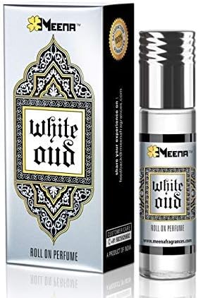 MEENA "WHITE OUDH" 8ml alcohol free Perfume Roll On