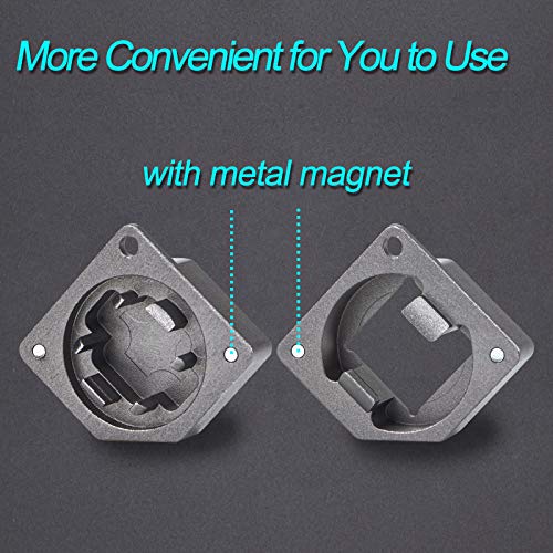 New Fashion Kingdom Aluminum Alloy Switch Opener Switch Tester Mechanical Keyboard Keycaps Lubricate Aluminum For Cherry Gateron And Kailh Switches With Metal Magnet - Gray #TOP5