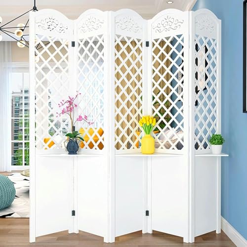 Séparateur de pièce au design moderne structure blanche épurée
