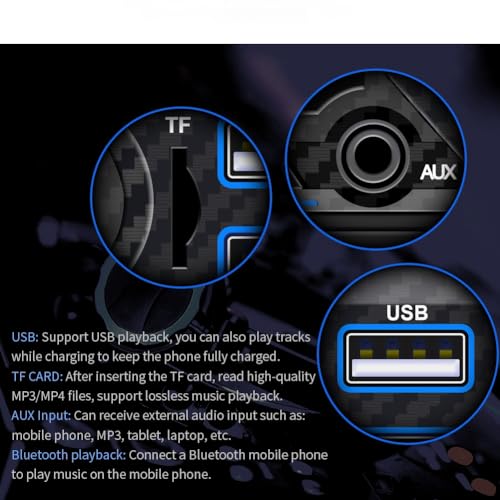 Radio para Carro 7" Bluetooth USB AUX FM miniatura 5