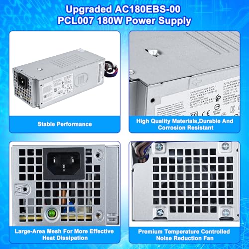 Fuente de alimentación AC180EBS-00 180W compatible Dell miniatura 5