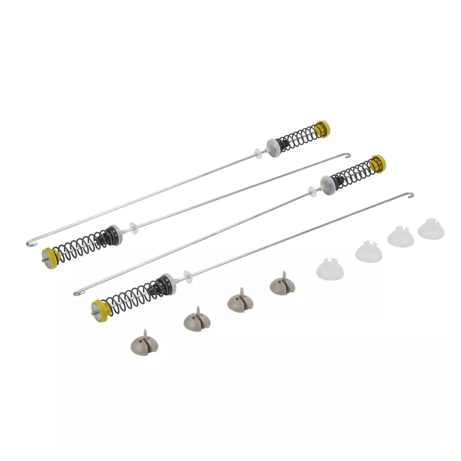 Kompatybilny z zestawem sprężyn pręta zawieszenia pralki Whirlpool W10780045, 25-1/2