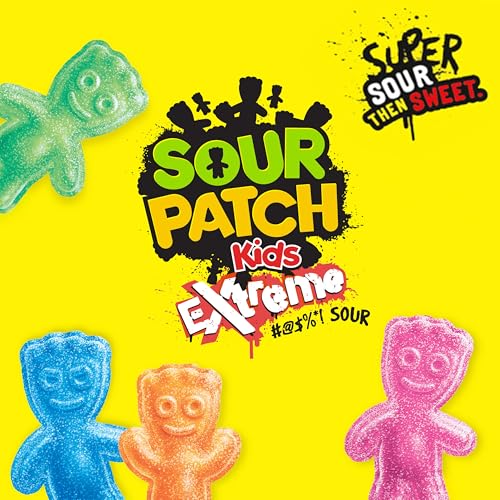 SOUR PATCH KIDS Extreme Sour Soft & Chewy Gummy Candy, Bulk Candy, 12 Boxes - image 9