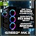 Greed® MK2 - High End Gaming PC - AMD Ryzen 7 5700X & Nvidia Geforce RTX 5060Ti - Ultra Schneller RGB Computer + 4K Raytracing Rechner mit 4,60 GHZ - 32 GB DDR4 RAM - 1TB SSD - WLAN + W11 Pro