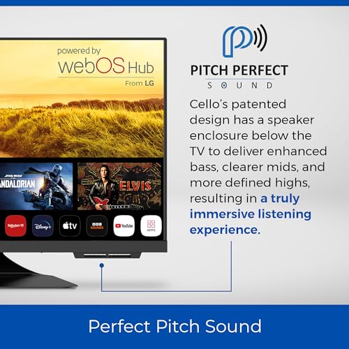 Cello Téléviseur Intelligent sans Cadre C2424WS 12 V 24 Pouces Traveller, Fast WebOS, Freeview Play, FreeSat, Haut-Parleur Pitch Perfect Bluetooth, Petit téléviseur pour Camping-Cars et camions – Image 6