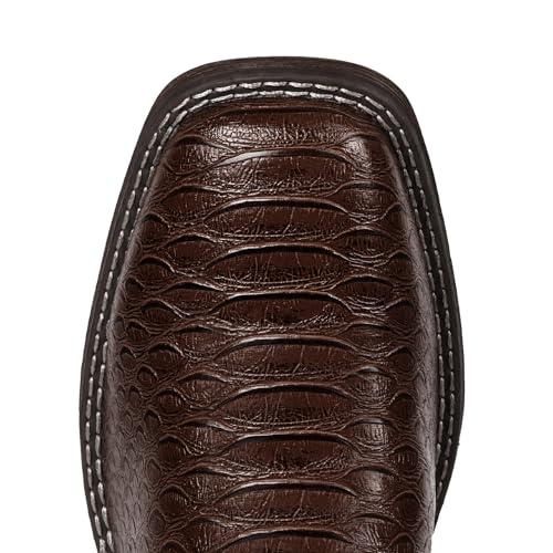 Image of IUV Cowboy Boots for Men Western Boots Square Toe Mid Calf Cowboy Boot