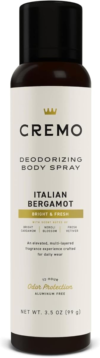 Italian Bergamot Body Spray, A Sophisticated Blend of Bergamot, Neroli Blossom, and Fresh Vetiver, 3.5 Fl Oz