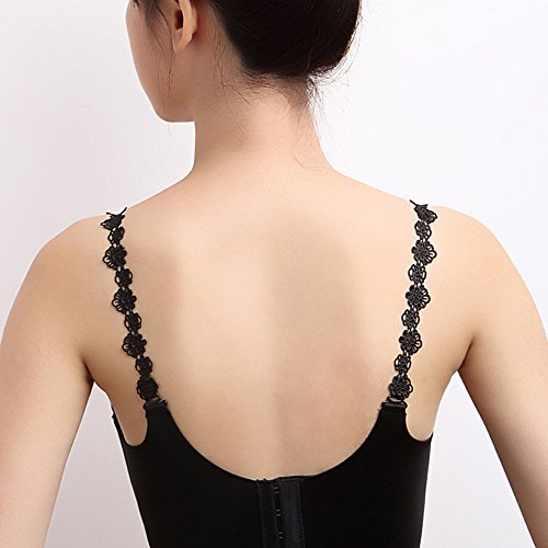 YEKEYI Women Bra Straps Flower Lace Adjustable Underwear Strap Replacement Shoulder3