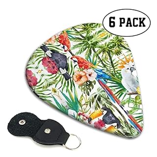 Toucans Lot de 6 médiators pour guitare acoustique, guitare électrique, basse, ukulélé - Les Beatles, Paul McCartney, John Lennon, RIngo Starr, George Harrison Toucans Lot de 6 médiators pour guitare acoustique, guitare électrique, basse, ukulélé – Image 2