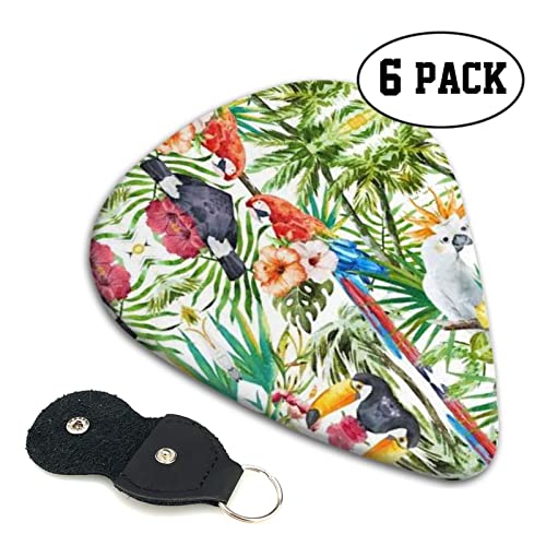 Toucans Lot de 6 médiators pour guitare acoustique, guitare électrique, basse, ukulélé - Les Beatles, Paul McCartney, John Lennon, RIngo Starr, George Harrison Toucans Lot de 6 médiators pour guitare acoustique, guitare électrique, basse, ukulélé – Image 3